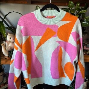 THML Alannah Abstract Print Sweater | Large